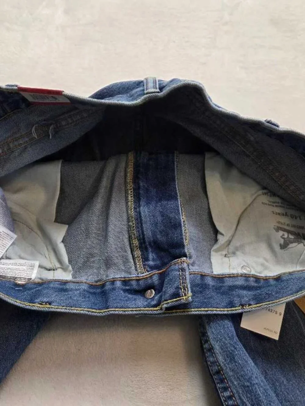 New 38x32 Levi's 502 regular Taper fit Warp Stretch jeans in Surrender denim